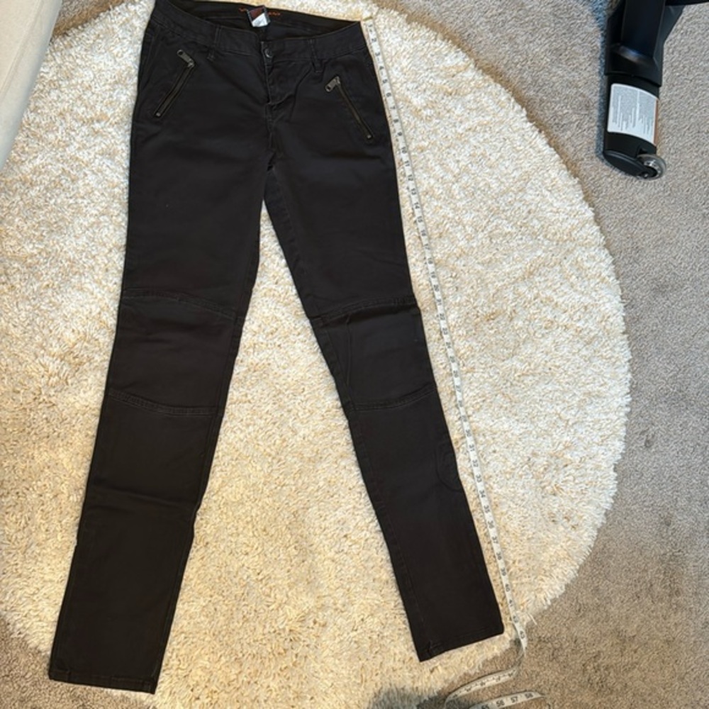 Worn Jeans Womens High Rise Skinny Pockets Denim Jeans Black Size 4/21